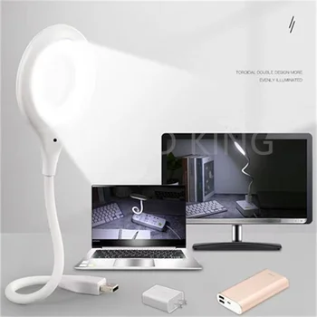 USB-малка нощна светлина за лаптоп, захранване, преносима розетка, лампа за спални, led мини лампа за четене, за защита на очите, четене