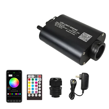 12 W Bluetooth App Control RGBW Led оптичен светлинен двигател с музикален режим; автомобилен конектор или конектор dc