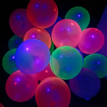 15 бр., латексови балони честит Рожден Ден, светещи в тъмното, ултравиолетови светещи топки, джет неонова светлина, детски рожден ден, светлинен интериор