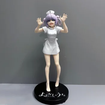 18 см Yofukashi no Uta Nanakusa Nazuna Секси гол Момиче Модел PVC Аниме фигурка Порно играчки за възрастни кукли подаръци