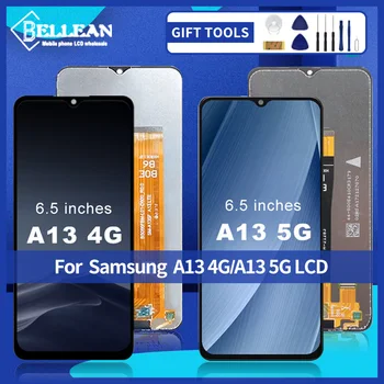 4G за Samsung Galaxy A13 LCD дисплей с сензорен екран A136 A135 възли за Samsung A13 Дисплей 5G с рамка