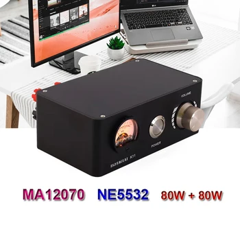 80 W + 80 W цифров аудио усилвател на мощност Infineon MA12070 NE5532 за домашно кино 2.0 Канален стереоусилитель Hi-Fi клас D