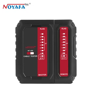 NOYAFA NF-466 Тестер кабелна Мрежа POE Тел Проверка на стартера и Приемник на UTP и STP Тестер Приемственост Кабел Инструмент За Тестване на Кабели