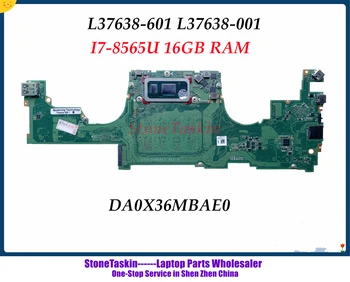 StoneTaskin L37638-601 за HP TPN-Q212 Spectre X360 13-AP дънна Платка на лаптоп L37638-001 DA0X36MBAE0 с i7-8565U 16 GB оперативна памет