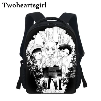 Twoheartsgirl Аниме Spy X Family Back to School Чанти за книги За ученици от началните класове Мини-Раници Harajuku Детска Градина Раница с цип