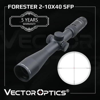 Vector Optics Ловен прицел Forester 2-10x40 Супер Ярка Прозрачна Оптичен Мерник С Нулева Подсветка Хлътване на Окото