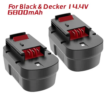 Verbesserte zu 6800mAh HPB14 ерзац head für Black & Decker14.4V Batterie NI-MH Batterie FSB14 A14 BD1444L HPD14K-2 CP14KB HP146F2
