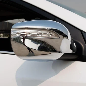 YAQUICKA ABS Хромирани Покриване на Огледала за Обратно виждане За Външността на Автомобила, Тампон За Полагане на Стикер За Hyundai IX35 2010-2015 Аксесоари