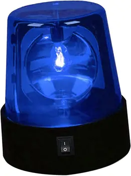 Авариен фар, Предупреждающе мигаща аларма светлини на автомобили и камиони, синьо