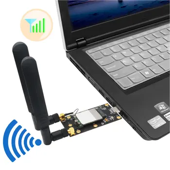 Адаптер NGFF M2 Key B към USB 3.0 е Подходящ за вашия десктоп на лаптопа с два слота за карти Нано СИМ, 2 външни антени