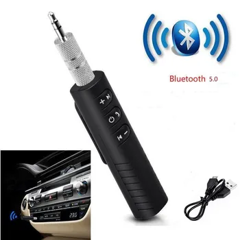 Безжичен адаптер Bluetooth приемник 5.0 3.5 мм Жак за автомобилни музикални аудио Aux A2dp, приемник за слушалки, високоговорител