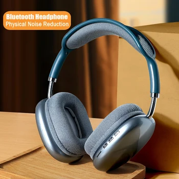 Безжични Слушалки Bluetooth Слушалки С Физически Шумопотискане Стереозвук Слушалки за Телефон PC Гейминг Слушалки на Главата Подарък