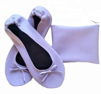 Безплатна доставка!сватбен подарък за гостите, цветни сгъваема балетната туфелька с индивидуален калъф