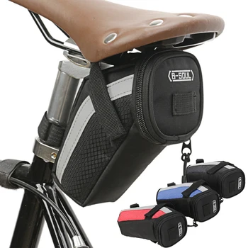 Велосипедна чанта, найлонови трактор преглед чанта за съхранение на предните седалки, уличен планински пътен под наем, Водоотблъскваща разтегателен чанта за задна седалка