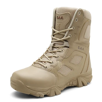 Демисезонные мъжки военни обувки, качествени, специални тактически армейските ботильоны в пустинята, армията работна обувки, мъжки спортни обувки