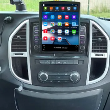 За Mercedes Benz W447 Vito 3 2014-2035 Tesla Type Android авто радио, мултимедиен плейър, GPS Навигация