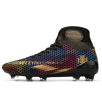 Качествена футболна обувки Messi със защита от хлъзгане на Едро, футболни обувки, улични спортни мачове на футзалу, маратонки, Размер 33-46