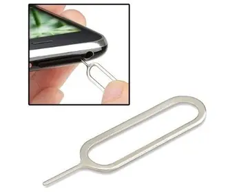 Ключов Инструмент Телефонна Игла Притежателя на Тавата за SIM-карти Извлекающий Щифт за iPhone 8 X 6S 7 6 Samsung S7 S8 Edge Note 5 Plus е най-евтиният 30000шт