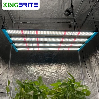 Кутията 2*4 ' За Отглеждане на Палатки KingBrite LED Grow Light 320W LM301H mix CREE XP-E2 660 UV IR Grow Bar За Отглеждане на Растения