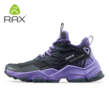 Маратонки RAX за жени и мъже, спортни обувки за улицата, дишащи, леки маратонки, отгоре от въздушна мрежа, нескользящие подметки от естествен каучук