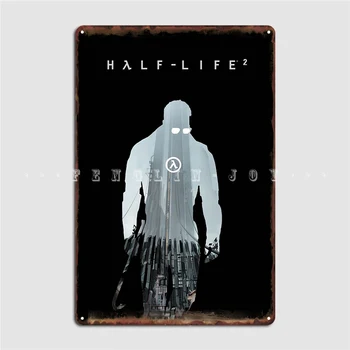 Метална табела Half Life 2 Плаки за публикуване Кухня Персонални Лидице Знак Плакат