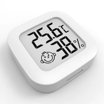 Мини цифров термометър, практичен, лесен за инсталиране измервателен уред за офис
