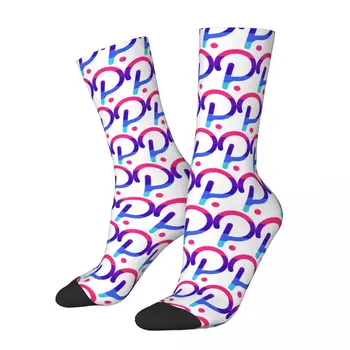 Многоцветен грах 
Сладък чорапи Dogecoin, най-добре КУПИ компресия чорапи в контрастен цвят, забавни джаджи
