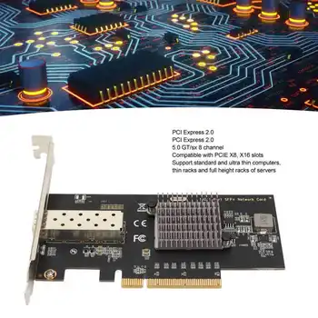 Мрежова карта 10Gb SFP NIC PCI Express X8 за чипсет Intel 82599 мрежов адаптер PCI Express за Win на Linux гореща
