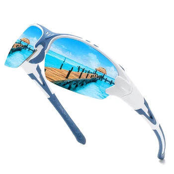 Мъжки и Дамски спортни слънчеви очила, Колоездене, очила, Слънчеви очила за спорт на открито, Мотоциклет, бягане, риболов, поляризирани очила