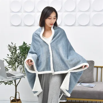 Одеяло на дивана, меко и удобно студентско общежитие, дишаща шал от овче кърпичка, одеало, носене дъждобран, мързеливи одеяла