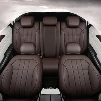 Покривала за автомобилни седалки, произведени по поръчка за Smart 453 451 Fortwo Forfour, автоаксесоари за кожа интериор