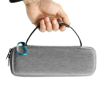 Преносима пътна кутия за носене EVA, която е съвместима с JBL Flip 6, чанта за съхранение на безжични високоговорители, дизайн с цип, лесно се отваря