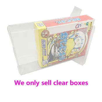 Прозрачна кутия за GameBoy Color GBC за POCKEMON PINBALL JP версия, защита за съхранение на касети с игрални карти, са подбрани обвивка