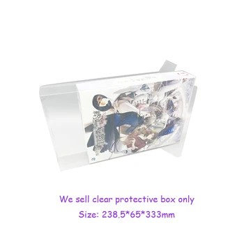 Прозрачна кутия с прозрачен капак за КЛЮЧА NS Приготвено Xiu Error Redemption версия HK, защитна капачка за съхранение, дисплей от PET пластмаса