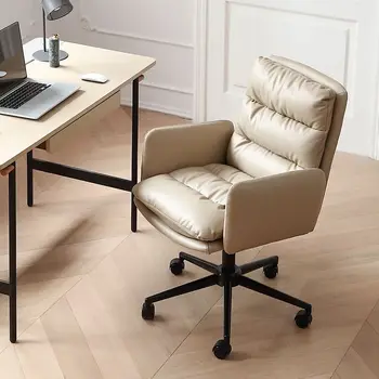 Просто проучване компютърен стол, модерен домашен писмен стол, удобен сидячее проучване стол, офис стол за студенти, офис стол