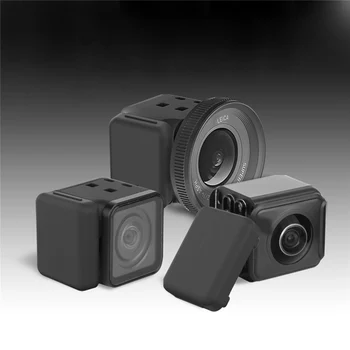 Силиконовата пылезащитная накрайник за камерата Insta360 ONE R с широкоъгълен обектив 4K, панорамна обектив 360 °, 1-инчов широкоъгълен обектив, аксесоари