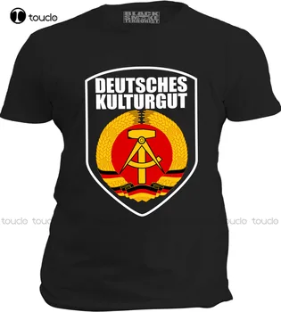 Тениска Ddr Kulturgut East Ossis, Лайпциг, Дрезден, Източна Германия, Нови тениски, мъжки дрехи, Ризи високо качество