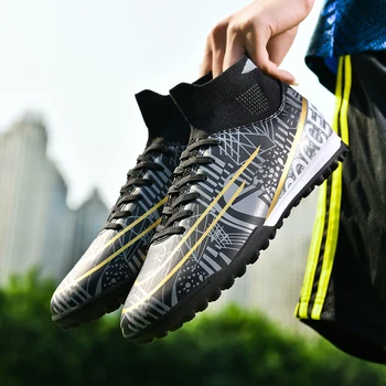 Футболни обувки Mbappé, Трайни Удобни футболни обувки с високо качество, Улични търговци на едро на леки футзальные маратонки Chuteira Society