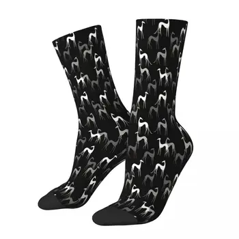 Хрътки Хрътки Черни Чорапи за кучета Мъжки и Женски Пролетта Чорапи Harajuku
