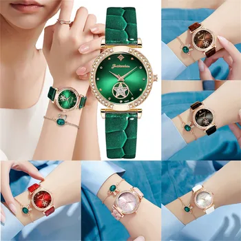 Часовници / Watches Доброто кварцов ръчен часовник с принц, дамски кварцови часовници, Точни кварцов дамски кварцов часовник с бяла каишка الساعات
