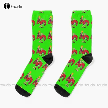 Чорапи за танци Kuzco, мъжки чорапи-нестандартен подарък за Деня на благодарността, Коледа, Нова година, Унисекс, чорапи за възрастни, юноши, младежи, високо качество, по поръчка
