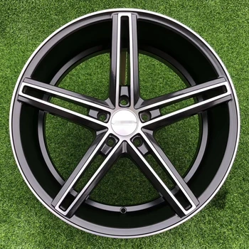 алуминиеви джанти, подходящи за леки автомобили, обръчи за гуми от алуминиева сплав с високо качество, на 5 точки, черен v5